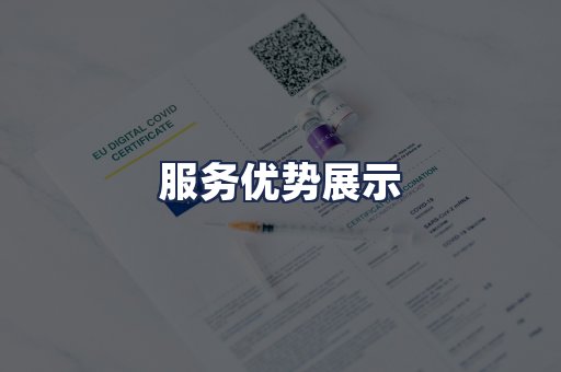 服务优势展示